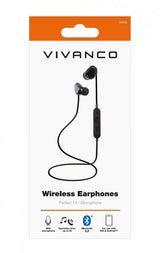 Vivanco Trådløse Hovedtelefoner Wireless Earphones Sort