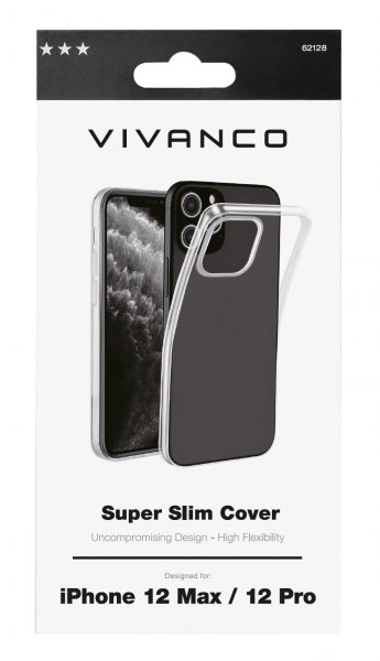 Vivanco iPhone 12/iPhone 12 Pro Cover Super Slim Transparent