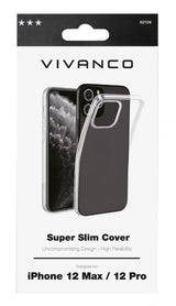 Vivanco iPhone 12/iPhone 12 Pro Cover Super Slim Transparent