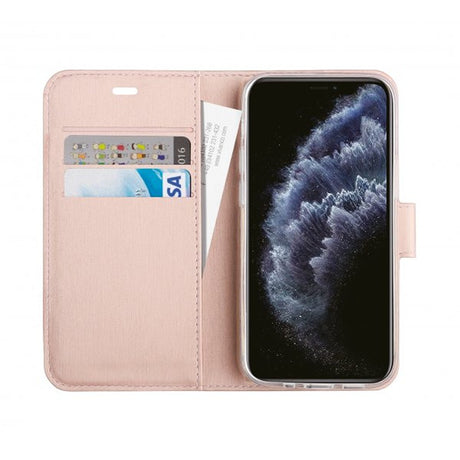 Vivanco iPhone 12 Mini Cover Classic Wallet Rosaguld