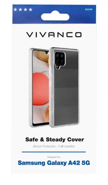 Vivanco Samsung Galaxy A42 5G Cover Safe & Steady Transparent
