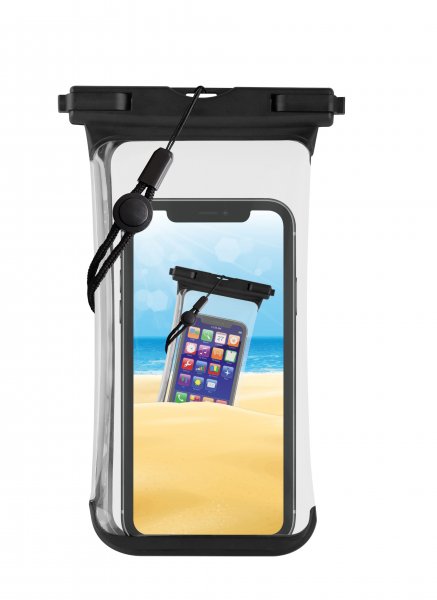 Vivanco 6.7" Smartphone Beach Bag Vandtæt Etui IPX8 Sort