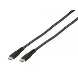 Vivanco Kabel Longlife Braided USB-C/USB-C 0.5m Sort