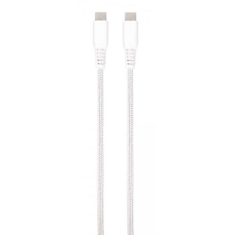 Vivanco Kabel Longlife Braided USB-C/USB-C 0.5m Hvid