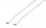 Vivanco Kabel Longlife Braided USB-C/USB-C 0.5m Hvid