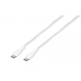 Vivanco Kabel Longlife Braided USB-C/USB-C 0.5m Hvid