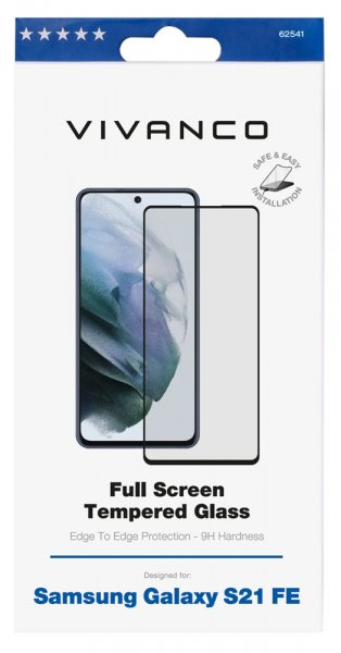 Vivanco Samsung Galaxy S21 FE Skærmbeskyttelse Fuld Skærm