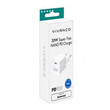 Vivanco Oplader 20W Super Fast NANO PD Charger Hvid