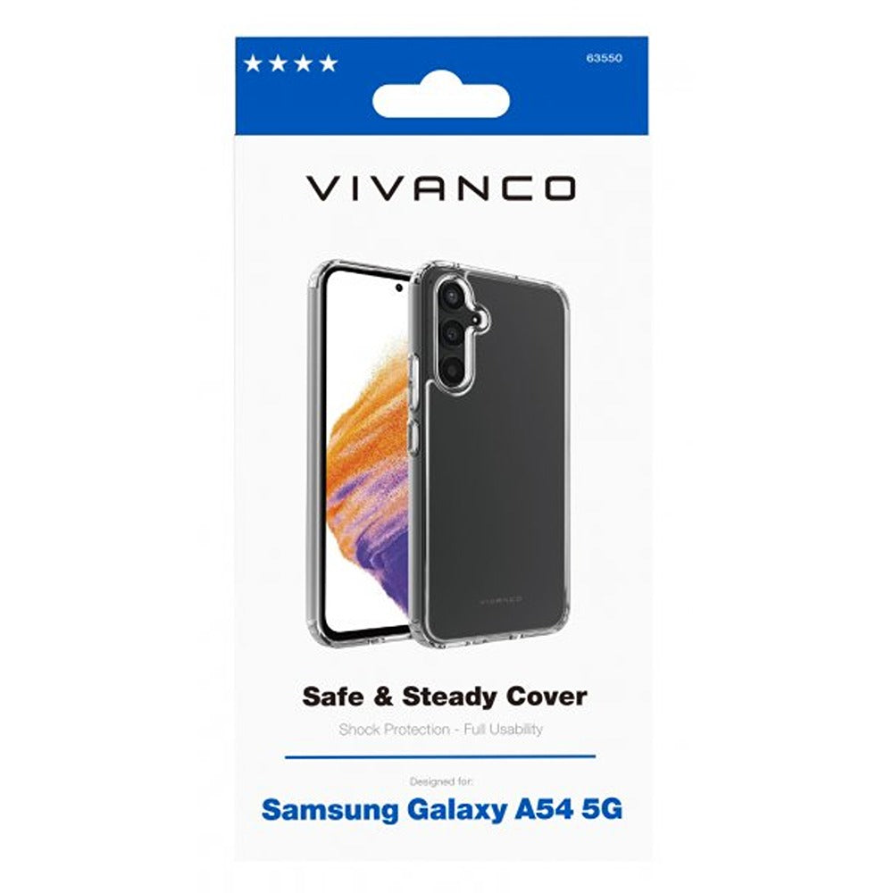 Vivanco Samsung Galaxy A54 5G Cover Safe & Steady Transparent