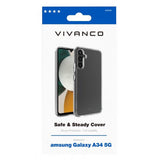 Vivanco Samsung Galaxy A34 5G Cover Safe & Steady Transparent