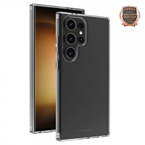 Vivanco Samsung Galaxy S24 Ultra Cover Safe & Steady Transparent