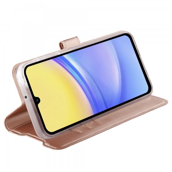 Vivanco Samsung Galaxy A55 Etui Classic Wallet Rosaguld