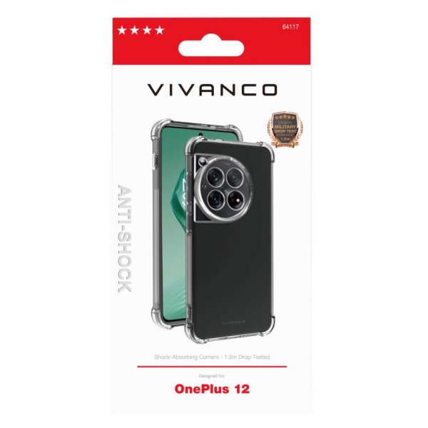 Vivanco OnePlus 12 Cover Anti-Shock Transparent