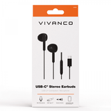 Vivanco Høretelefoner Smart Pro USB-C In-Ear Headset Sort