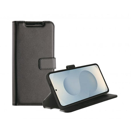 Vivanco Samsung Galaxy S25 Edge Etui Classic Wallet Sort
