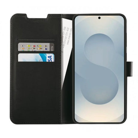 Vivanco Samsung Galaxy S25 Edge Etui Classic Wallet Sort