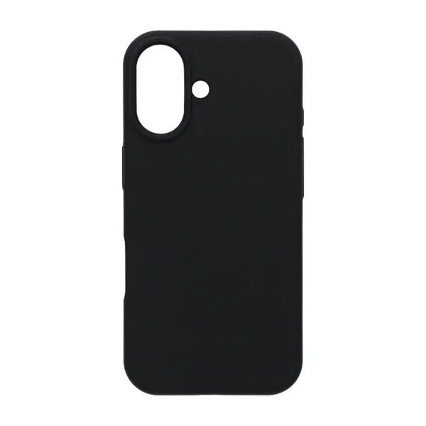 iPhone 17 Cover Flydende Silikone Sort