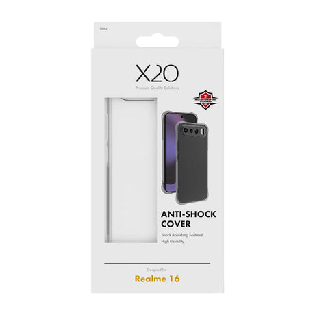 X2O Realme 16 Cover Anti-Shock Klar