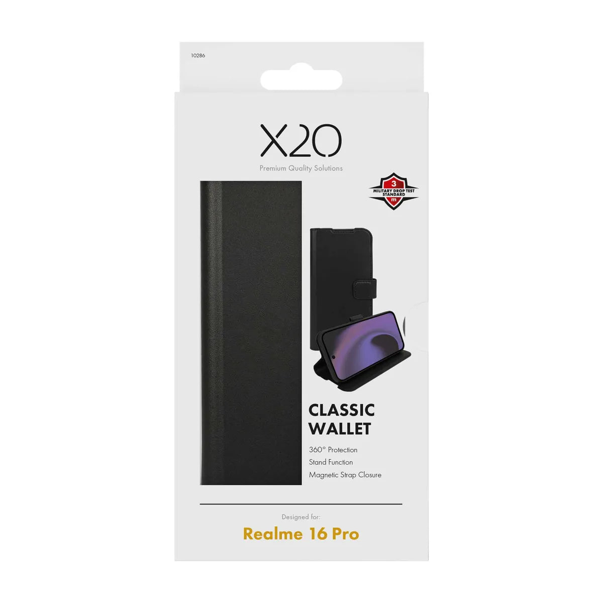 X2O Realme 16 Pro Etui Classic Wallet Sort