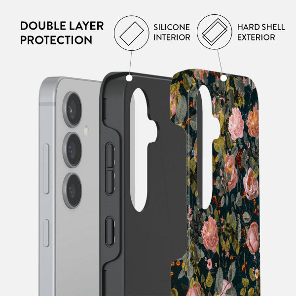 Burga Samsung Galaxy S24 FE Cover Tough Bloomy Garden