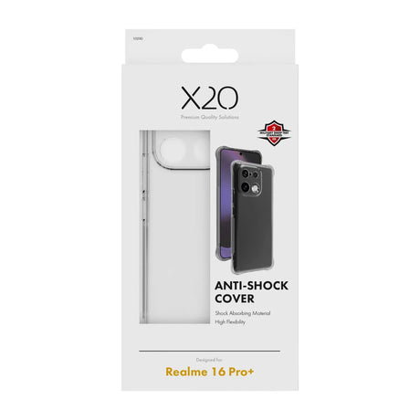 X2O Realme 16 Pro Plus Cover Anti-Shock Klar