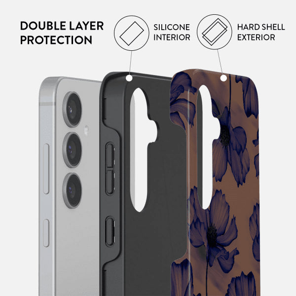 Burga Samsung Galaxy S24 Cover Tough Velvet Night