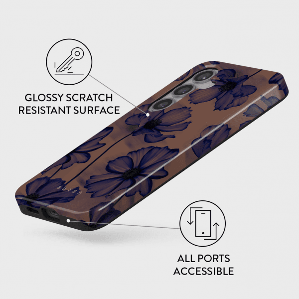 Burga Samsung Galaxy S24 FE Cover Tough Velvet Night