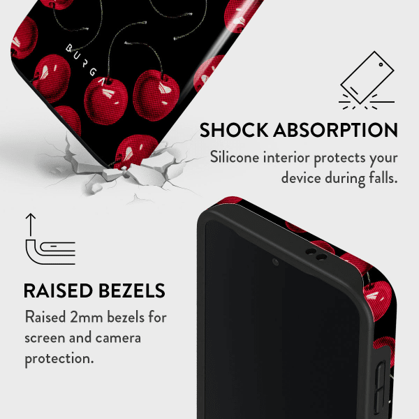 Burga Samsung Galaxy S24 FE Cover Tough Cherrybomb