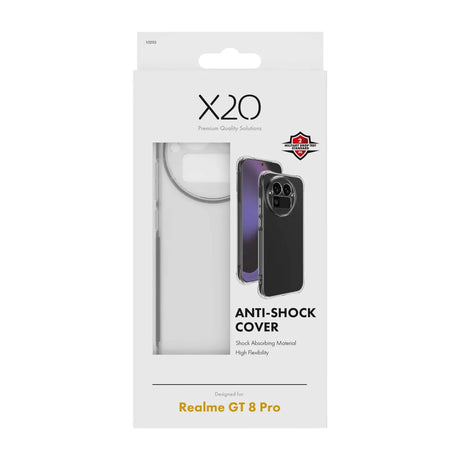 X2O Realme GT 8 Pro Cover Anti-Shock Klar