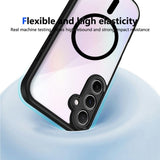 Samsung Galaxy S25 FE/S26 FE Cover Klar Baksida MagSafe Sort