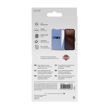 X2O Honor 600 Smart Etui Classic Wallet Lilla