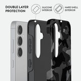 Burga Samsung Galaxy S24 Cover Tough Night Black Camo