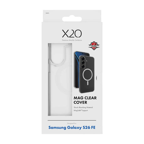 X2O Samsung Galaxy S26 FE Cover Mag Clear Klar