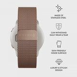 Burga Samsung Galaxy Watch 20mm Rem Metal Mesh Rosaguld