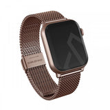 Burga Apple Watch 44/45/46mm/Ultra 49mm Rem Mesh Elegance Rosaguld
