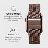 Burga Apple Watch 38/40/41/42mm Rem Mesh Elegance Rosegold