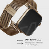 Burga Apple Watch 38/40/41/42mm Rem Mesh Elegance Guld