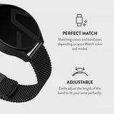 Burga Samsung Galaxy Watch 22mm Rem Mesh Elegance Sort