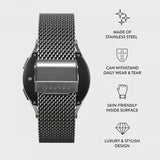 Burga Samsung Galaxy Watch 20mm Rem Mesh Elegance Sølv