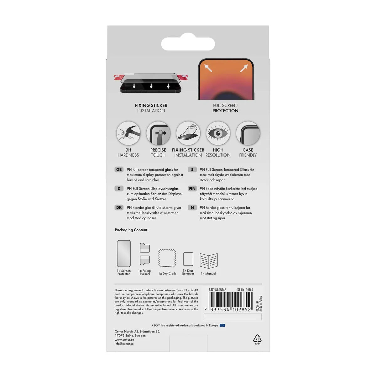 X2O Realme 16 Pro Skærmbeskytter Full Screen