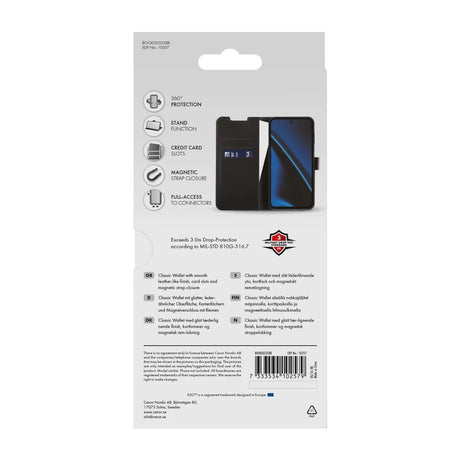 X2O Samsung Galaxy S25 Etui Classic Wallet Sort