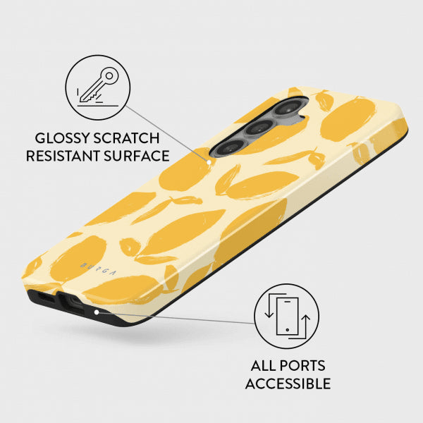 Burga Samsung Galaxy S24 FE Cover Tough Lemon Tart