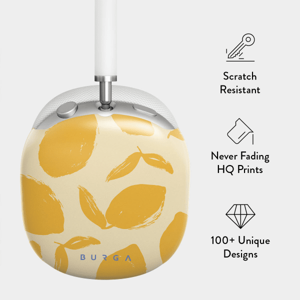 Burga AirPods Max Cover Design Lemon Tart