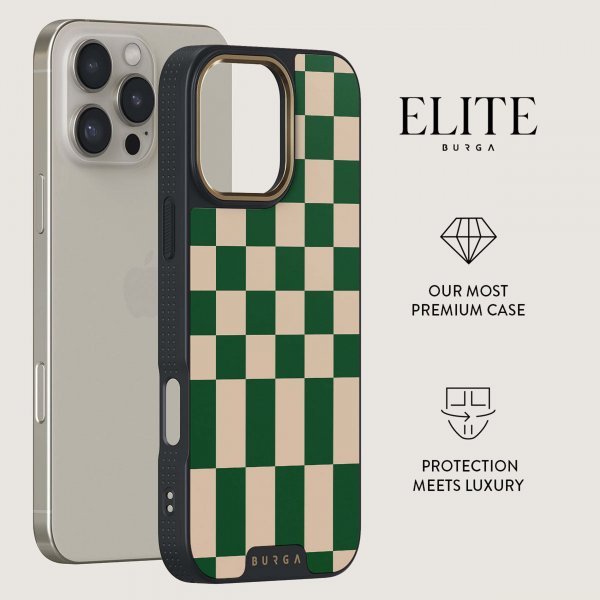 Burga iPhone 15 Cover Elite Dark MagSafe Ivy League