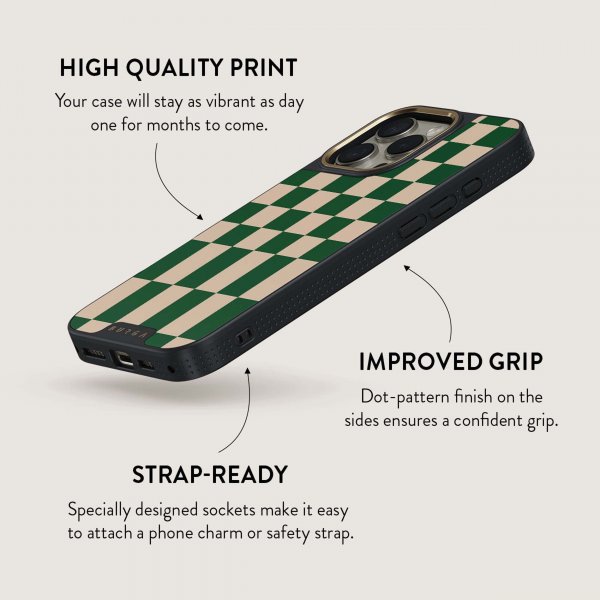 Burga iPhone 15 Plus Cover Elite Dark MagSafe Ivy League