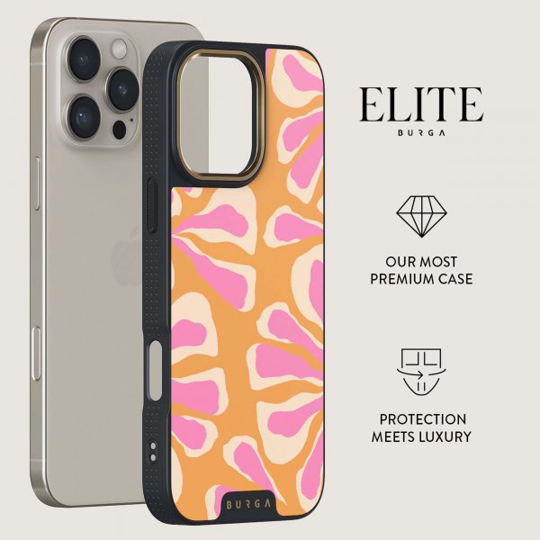 Burga iPhone 15 Plus Cover Elite Dark MagSafe Aloha
