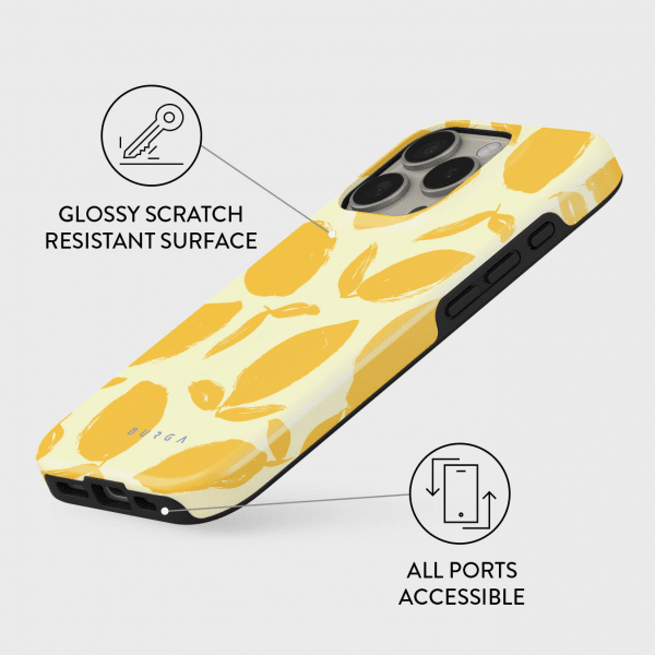Burga iPhone 16 Plus Cover Tough MagSafe Lemon Tart