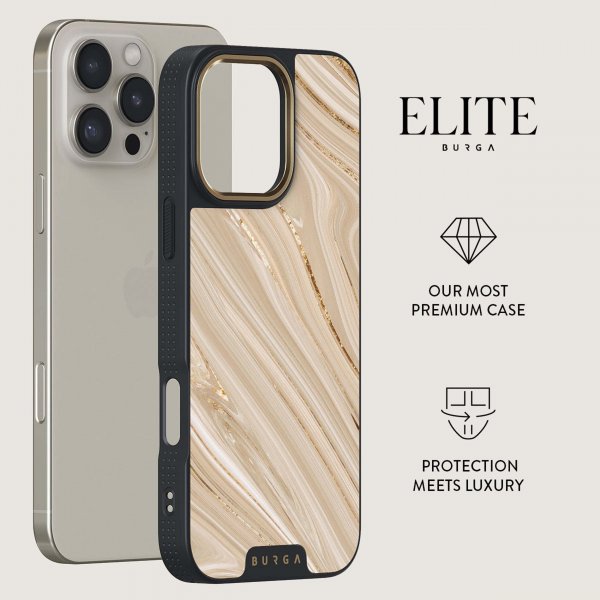 Burga iPhone 14 Cover Elite Dark MagSafe Fuld Glam