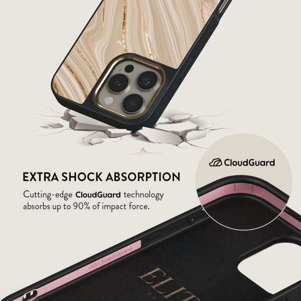 Burga iPhone 16 Cover Elite Dark MagSafe Full Glam