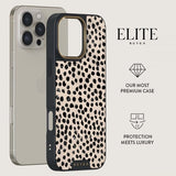 Burga iPhone 15 Pro Max Cover Elite Dark MagSafe Almond Latte